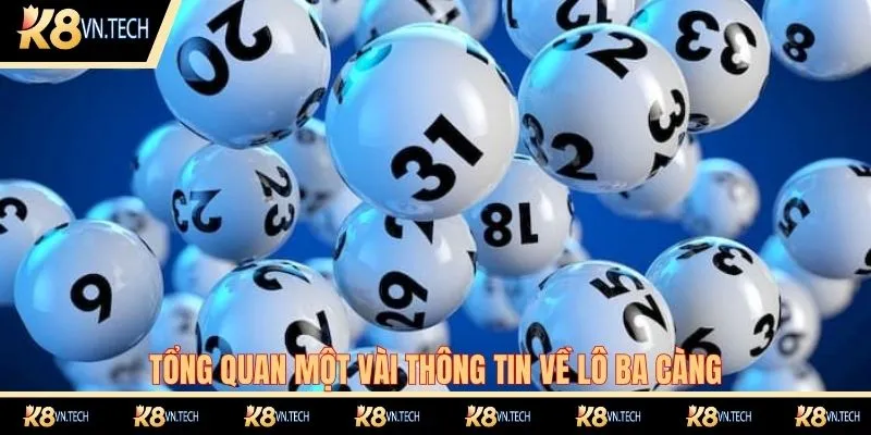 Tổng quan một vài thông tin về lô ba càng