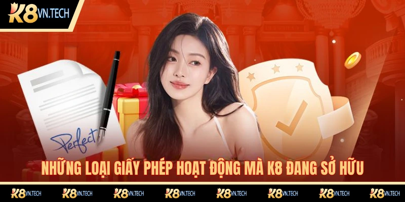 Giấy Phép Hoạt Động 1 PAGCOR là một trong những đơn vị cấp giấy phép hoạt động cho K8