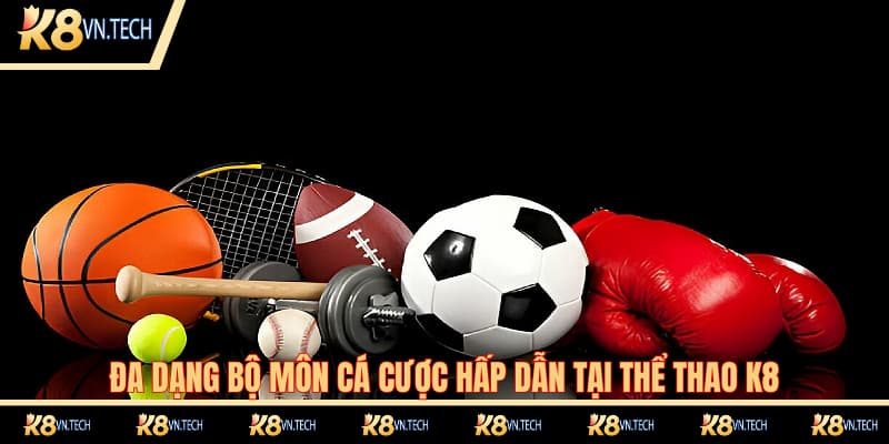 Thể Thao K8 3 Các bộ môn thể thao cá cược đặc sắc có số lượng nhiều lựa chọn nhiều nhất tại K8